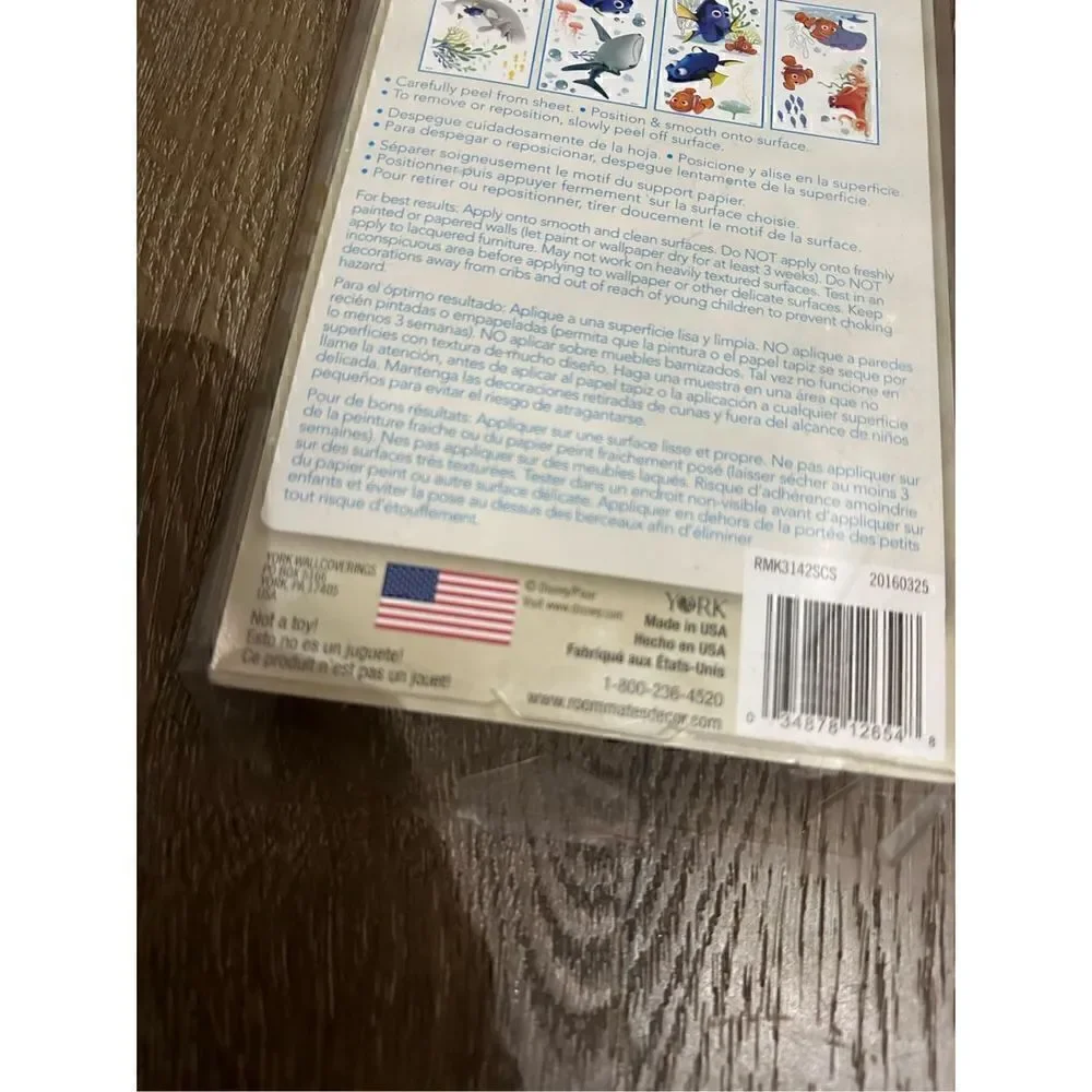 Finding Dory Disney Baby Nursery Decals  Removeable New Open